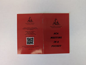ACA Meeting in a Pocket