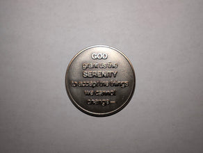 Silver Serenity Medallion