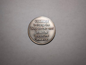 Silver Serenity Medallion