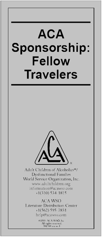 ACA Sponsorship: Fellow Traveler -  bundle of 10 tri-folds