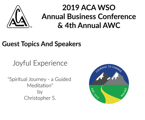 2019 AWC - Joyful Experience - Spiritual Journey - a guided Meditation